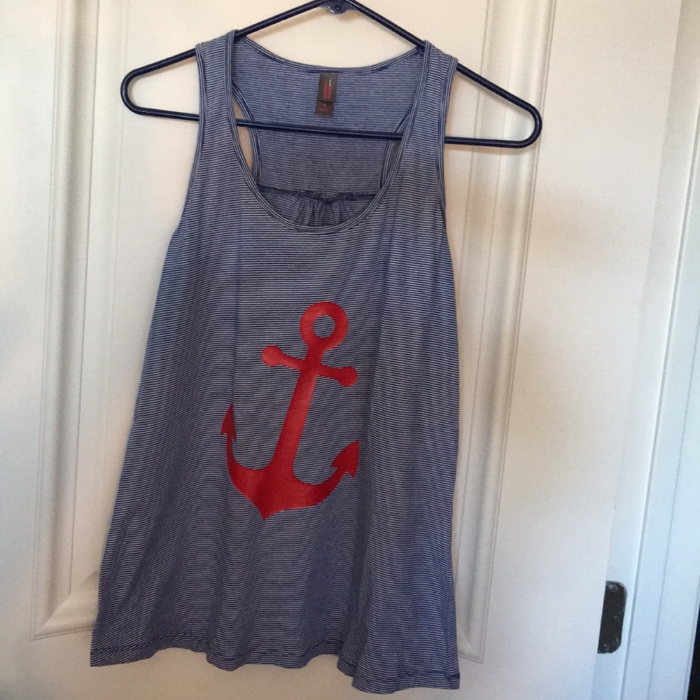 Anchor racer back tank